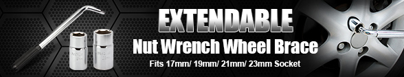 EXTENDABLE Nut Wrench Wheel Brace