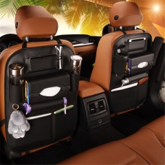 Pu Leather Car Seat Organizer Backseat