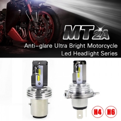 H4 LED Motorcycle Headlight Blub H6 BA20D Moto Light