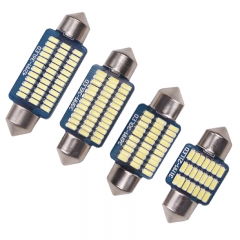 2x 31/36/39/41mm Festoon LED Bulbs Error Free LED Interior Lights Dome Map Lights Bulbs
