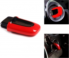 Luxury Red Entry and Drive for Porsche 911, Keyless Enter Cover with Logo for (Cayenne Panamera Macan)